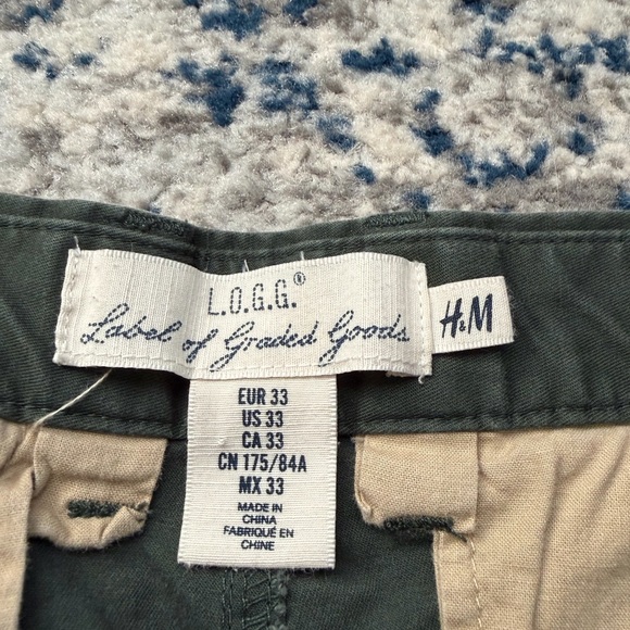 H&M Olive Chinos for Men - Picture 3 of 10